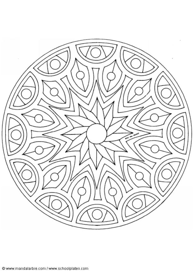 Coloriages special mandala 137