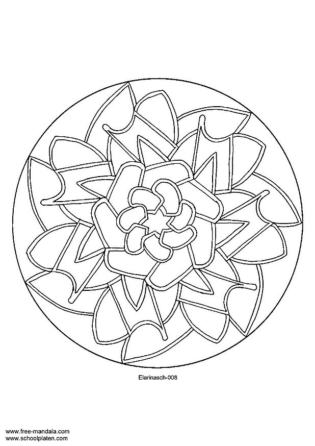 Coloriages special mandala 14