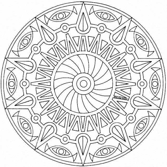 Coloriages special mandala 151