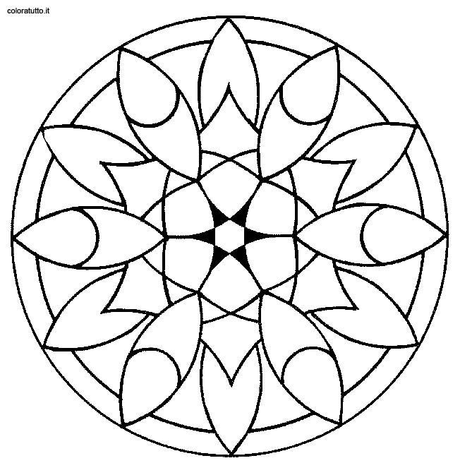 Coloriages special mandala 152