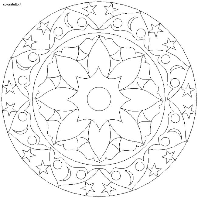 Coloriages special mandala 158