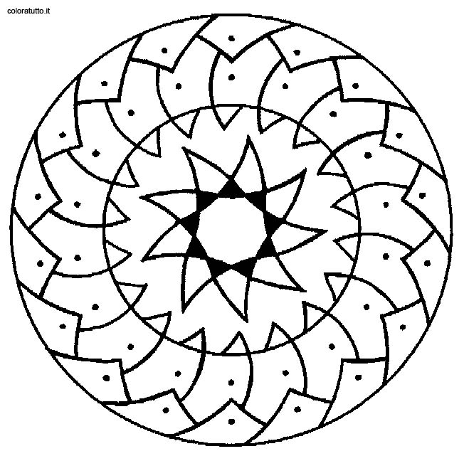 Coloriages special mandala 161