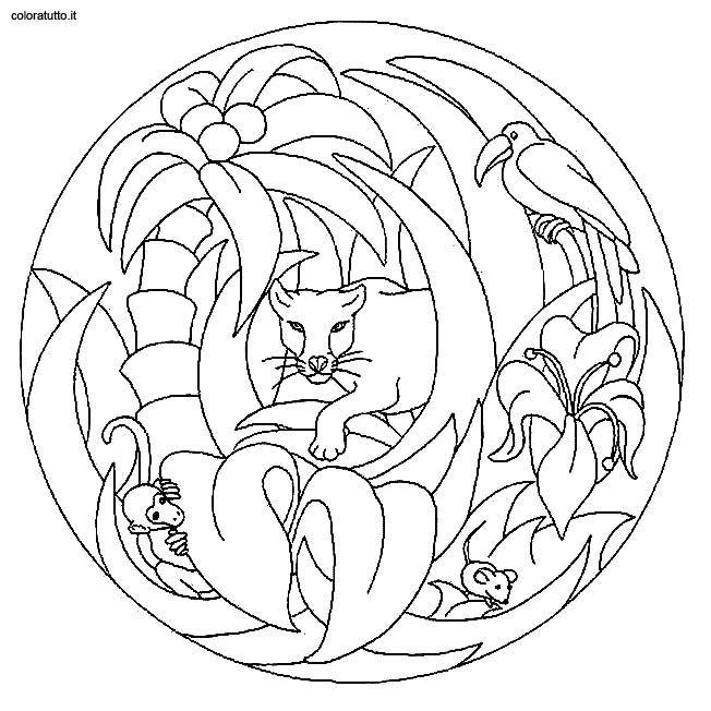 Coloriages special mandala 17