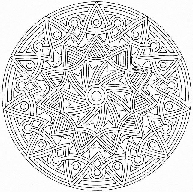 Coloriages special mandala 204