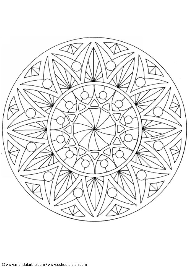 Coloriages special mandala 233