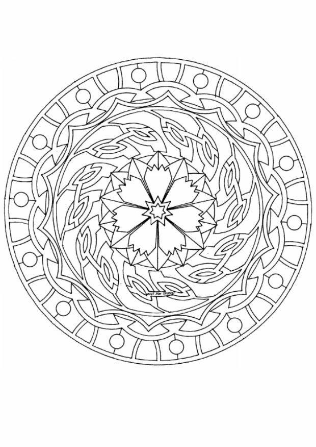 Coloriages special mandala 243