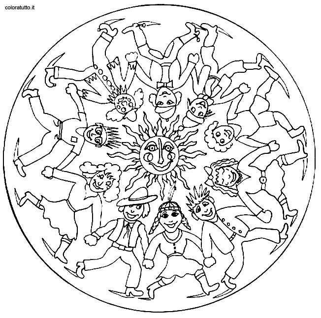 Coloriages special mandala 278