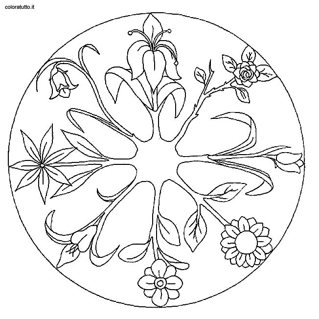 Coloriages special mandala 281