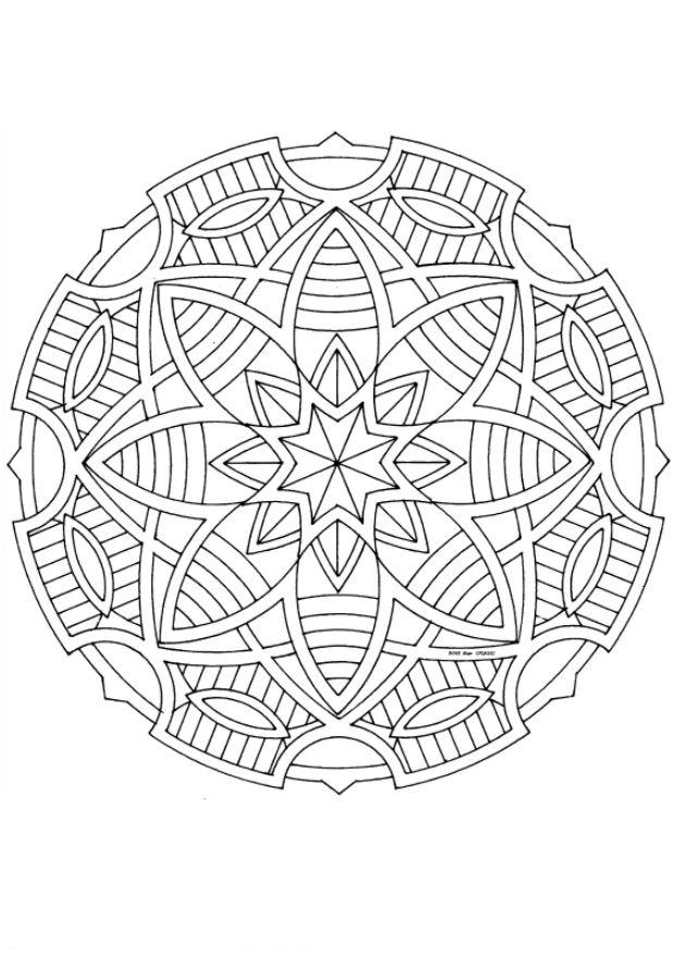 Coloriages special mandala 287