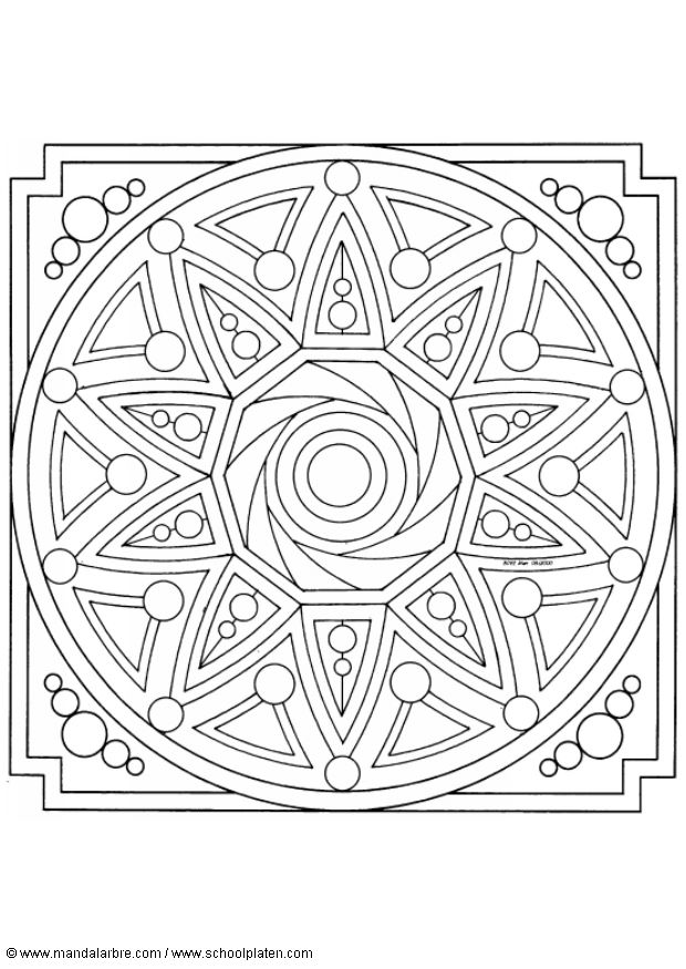 Coloriages special mandala 298