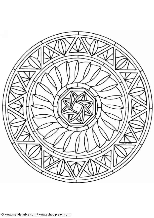 Coloriages special mandala 300