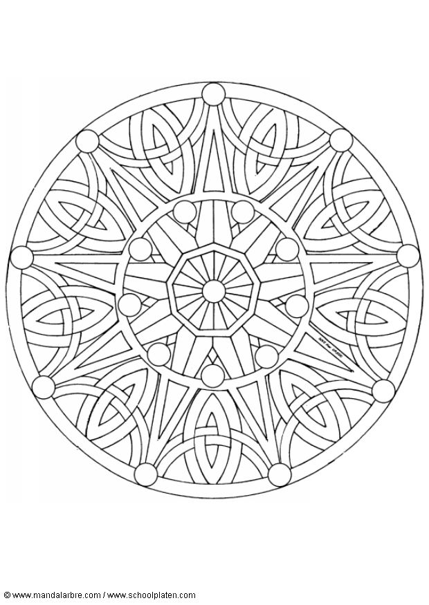 Coloriages special mandala 315