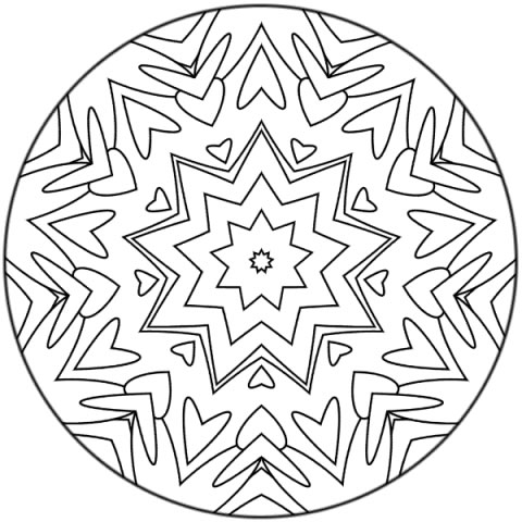 Coloriages special mandala 33