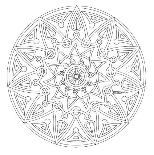 Coloriages special mandala 40