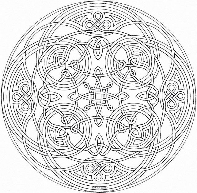 Coloriages special mandala 5