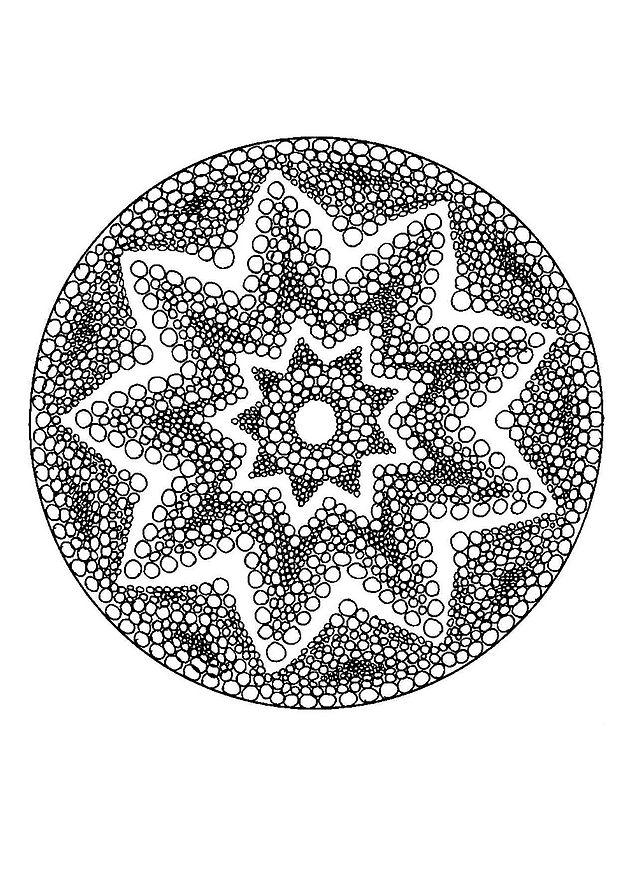 Coloriages special mandala 54