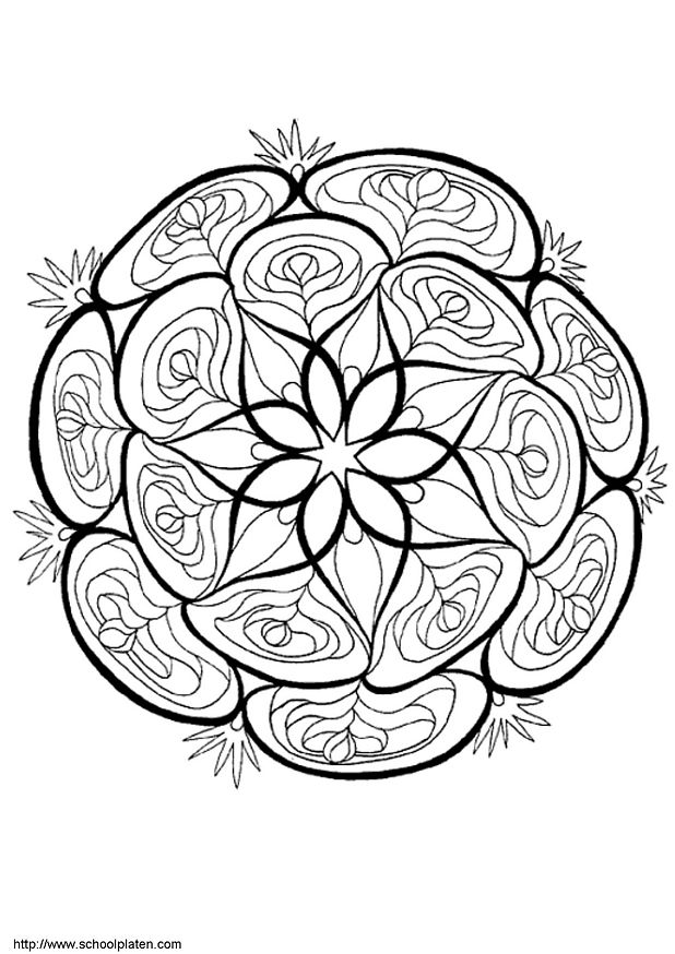 Coloriages special mandala 60