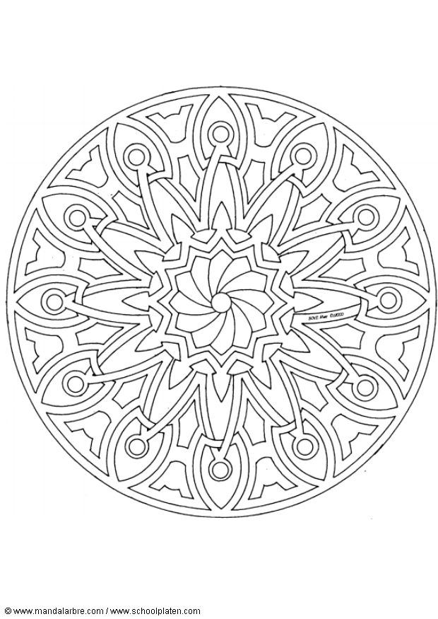 Coloriages special mandala 70